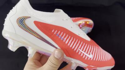 Unisex Nike Phantom 6 Elite Low FG Football Boots - Red/White/Black