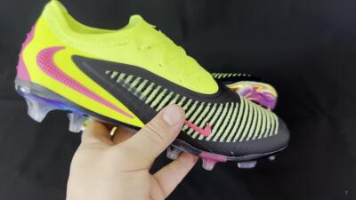 Unisex Nike Phantom 6 Elite Low FG Football Boots - Yellow/Black/Pink
