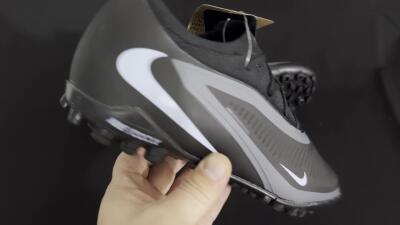Unisex Nike Phantom 6 Low Elite TF Football Shoes - Black/Jade