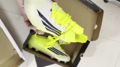 Unisex Adidas F50 Elite FG Football Boots - Yellow/Black/Red