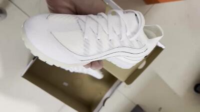 Unisex Nike Air Zoom Mercurial Vapor 16 Elite TF Football Shoes - White/Clean White/Black Accents