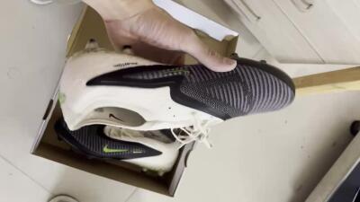 Unisex Nike Phantom 6 Low Elite AG Football Boots - Black/Electric Green/Crimson White