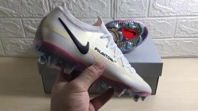 Men's Nike Phantom GT 2 Elite FG Football Boots - White/Yellow/Black