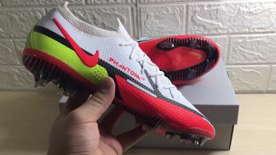 Men's Nike Phantom GT 2 Elite FG Football Boots - White/Red/Green