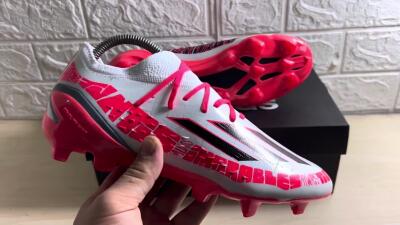 Men's Adidas X Speedportal.1 FG Football Boots - White/Orange