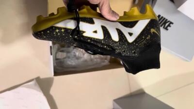 Men's Nike Air Zoom Mercurial Superfly 9 Elite FG Football Boots - Black/Gold