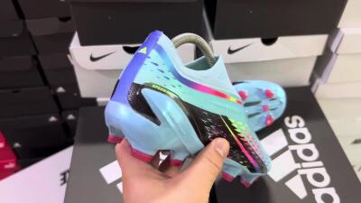 Men's Adidas x Speedportal.1 2022 World Cup Boots FG Football Boots - Blue/Green/Red