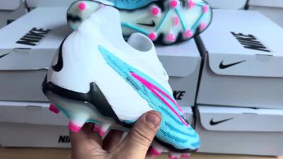 Men's Nike Phantom GX Elite FG Football Boots - Blue/White/Pink