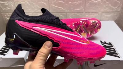 Men's Nike Phantom GX Elite FG Football Boots - Pink/Black