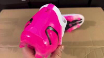 Men's Adidas X Speedportal.1 FG Football Boots - White/Pink/Black