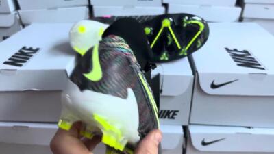 Men's Nike Phantom GX Elite DF FG Football Boots - Black/Rainbow