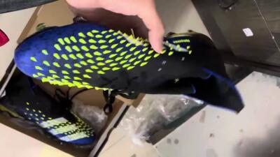Unisex Adidas Predator Freak.1 FG Football Boots - Black/Blue/White