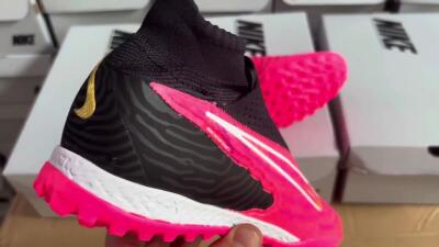 Men's Nike Phantom GX Elite DF TF Football Shoes - Red/Black/White