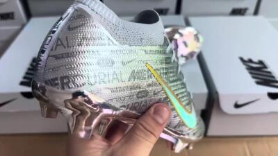 Men's Nike Air Zoom Mercurial Vapor 15 Elite FG Football Boots - Silver/Gold