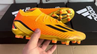 Men's Adidas X Speedportal.1 FG Football Boots - Orange/Black