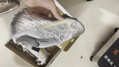 Unisex Nike Air Zoom Mercurial Vapor 15 Elite FG Football Boots - Sliver/Gold/Rainbow