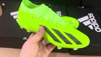 Men's Adidas X Crazyfast.1 FG Football Boots - Green/Black