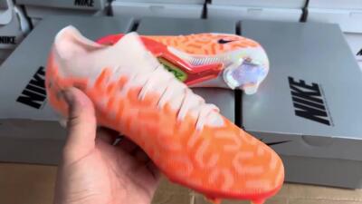 Men's Nike Air Zoom Mercurial Vapor 15 Elite FG Football Boots - Orange/Black/Purple