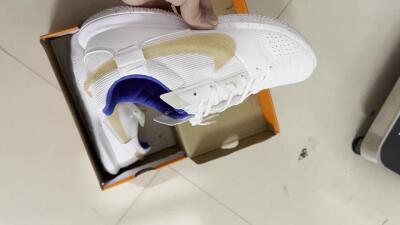 Men's Nike Street Gato IC Football Shoes - White/Pink/Blue