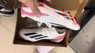 Men's Adidas X Speedportal.1 FG Football Boots - White/Black/Red