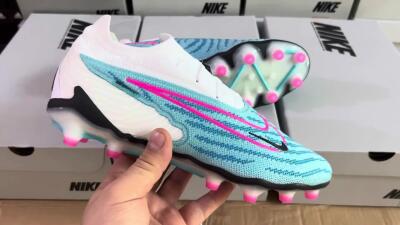 Men's Nike Phantom GX Elite AG Football Boots - Blue/Pink/White