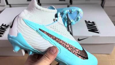 Unisex Nike Phantom GX Elite DF FG Football Boots - Blue/White/Black