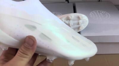 Men's Adidas X Crazyfast+ LL FG Football Boots - White/White/White