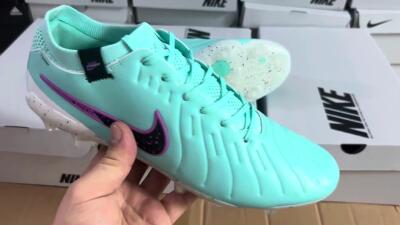 Men's Nike Tiempo Legend 10 Elite FG Football Boots - Blue/Black/Purple