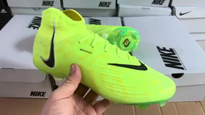 Men's Nike Phantom Luna Elite FG Football Boots - Green/Black/White