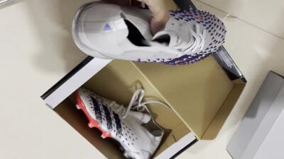 Unisex Adidas Predator Freak.1 FG Football Boots - Silver/Blue/Red/Black