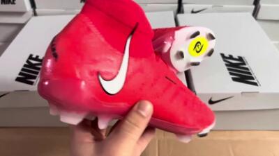 Men's Nike Phantom Luna Elite FG Football Boots - Pink/White/Black