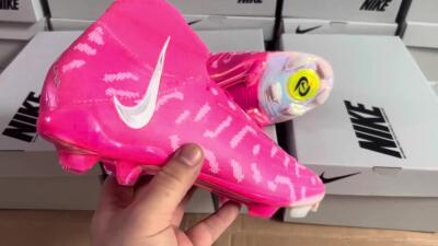 Men's Nike Phantom Luna Elite FG Football Boots - Red/Silver/White