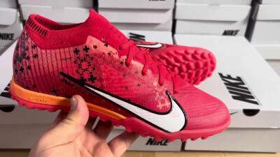 Unisex Nike Air Zoom Mercurial Vapor 15 Elite TF Football Shoes - Red/White/Black