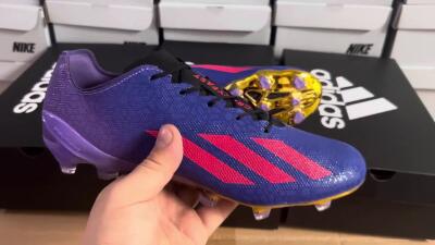 Men's Adidas X Crazyfast.1 FG Football Boots - Blue/Purple/Red