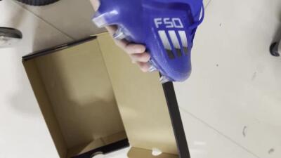 Men's Adidas F50 Adizero FG Football Boots - Blue/Silver/Black