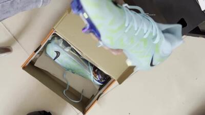 Men's Nike Phantom Luna Elite NU FG Football Boots - Blue/Green/Black/Gold