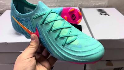 Men's Nike Phantom Luna Elite FG Football Boots - Green/Pink/Orange