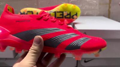 Men's Adidas Predator Accuracy.1 FG Football Boots - Red/Black/Blue