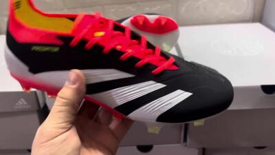 Men's Adidas Predator Accuracy.1 FG Football Boots - Black/White/Red