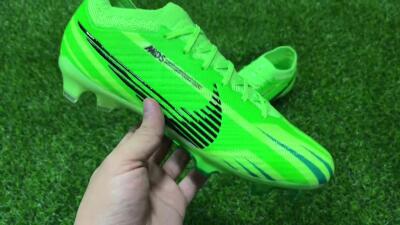 Unisex Nike Air Zoom Mercurial Vapor 15 Elite FG Football Boots - Green/Yellow/Black