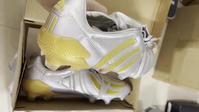 Men's Adidas Predator 20+ Mutator Mania Tormentor FG Football Boots - Silver/Gold