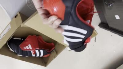 Men's Adidas Predator 20+ Mutator Mania Tormentor FG Football Boots - Black/White/Red