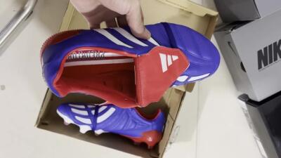 Men's Adidas Predator 20+ Mutator Mania Tormentor FG Football Boots - Blue/White/Red